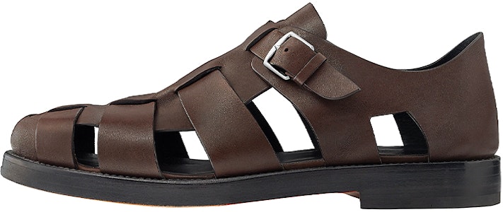 HERMES 愛馬仕 Clement 時尚休閒涼鞋 巧克力色 Buy HERMES 愛馬仕 Clement 時尚休閒涼鞋 巧克力色