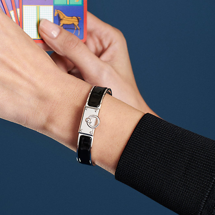 HERMES Clic Anneau Bracelet Black H708000FO01 圖 3