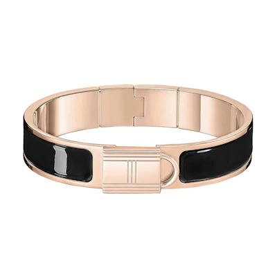 HERMES Clic Cadenas Black Bracelet H707000FO01