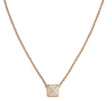 HERMES Clou d'H Diamond 18k Gold Necklace Unisex Couple Design Rose Gold H223207Bv0040 HERMES Clou d'H Diamond 18k Gold Necklace Unisex Couple Design Rose Gold H223207Bv0040