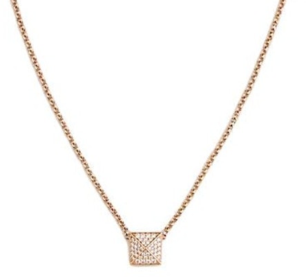 HERMES Clou d'H Diamond 18k Gold Necklace Unisex Couple Design Rose Gold H223207Bv0040 Buy HERMES Clou d'H Diamond 18k Gold Necklace Unisex Couple Design Rose Gold H223207Bv0040
