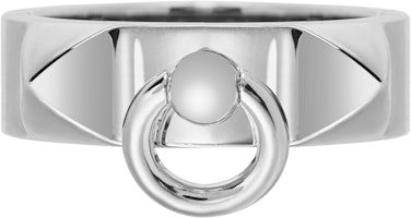 HERMES Collier de Chien Silver Ring 925 Unisex Minimalist Design H115607BV000 HERMES Collier de Chien Silver Ring 925 Unisex Minimalist Design H115607BV000