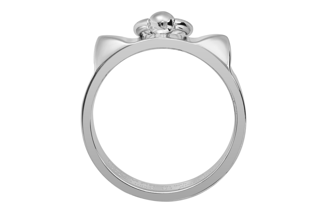 Shop HERMES Collier de Chien Silver Ring 925 Unisex Minimalist Design H115607BV000