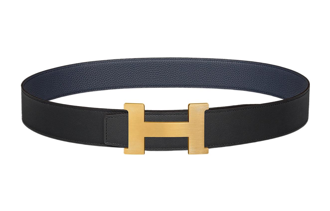 HERMES Constance  Black/Midnight Blue Reversible Leather Belt 3.8cm H074562CUZ3-H075387CAAJ105 圖 2