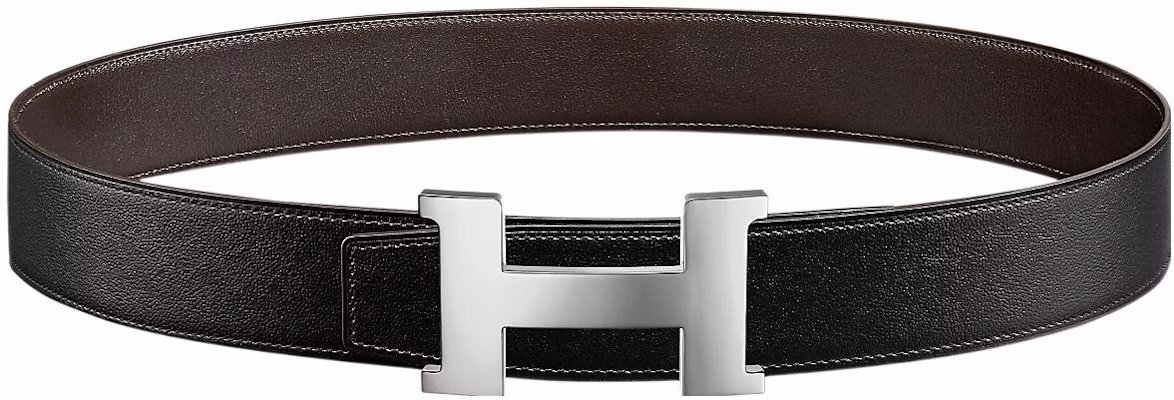 HERMES Constance Cinturón Reversible de Cuero Negro/Ebony 3.8cm H074562CK05-H081779CAAA105 Buy HERMES Constance Cinturón Reversible de Cuero Negro/Ebony 3.8cm H074562CK05-H081779CAAA105