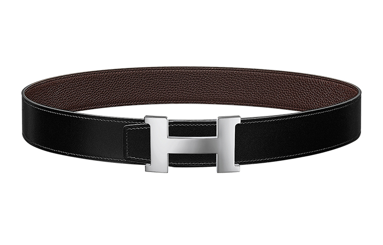 HERMES Constance Belt Smooth Buckle Black/Chocolate Calfskin 38cm H074562CK05-H077971CAAB 圖 3