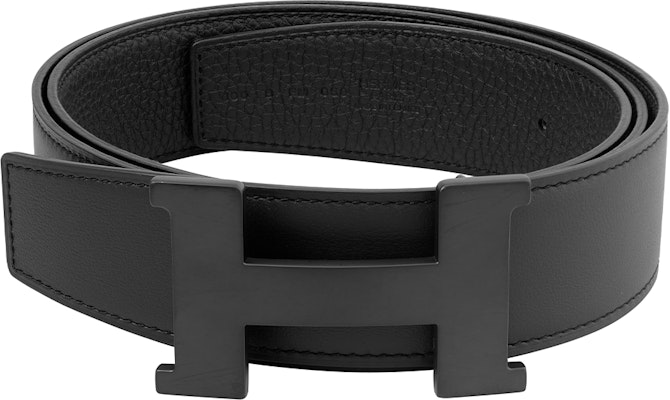 爱马仕 Constance 黑色扣头 Togo 皮革男士腰带 黑色 3.8cm 宽 H081106CH89-H075387CAAF Order 爱马仕 Constance 黑色扣头 Togo 皮革男士腰带 黑色 3.8cm 宽 H081106CH89-H075387CAAF