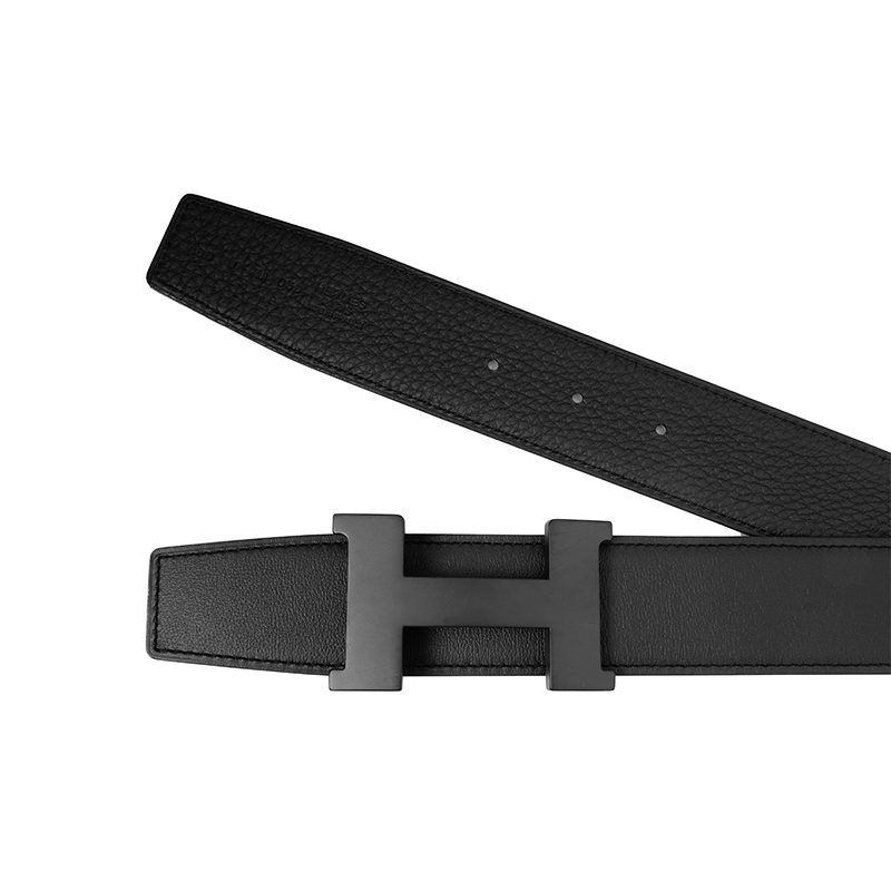 Purchase 爱马仕 Constance 黑色扣头 Togo 皮革男士腰带 黑色 3.8cm 宽 H081106CH89-H075387CAAF