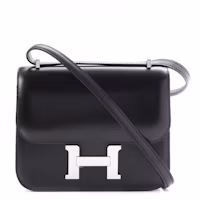 Buy Hermes Constance Box Palladium Mini 18 Noir