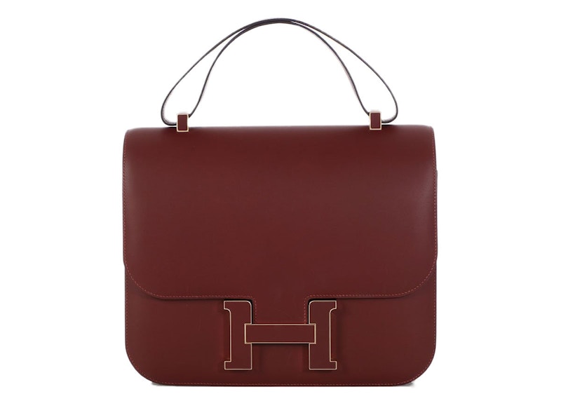 Buy 에르메스 칸스탕스 카르타블 솜브레로 29 루즈 H