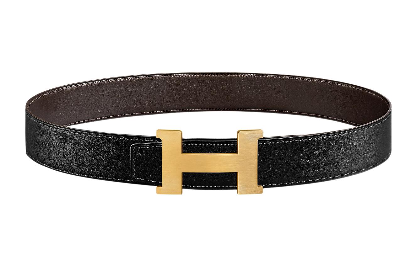 HERMES Constance Reversible Leather Belt Black/Ebony Togo 38cm Gold Buckle H074562CUZ3-H081779CAAA100 圖 2