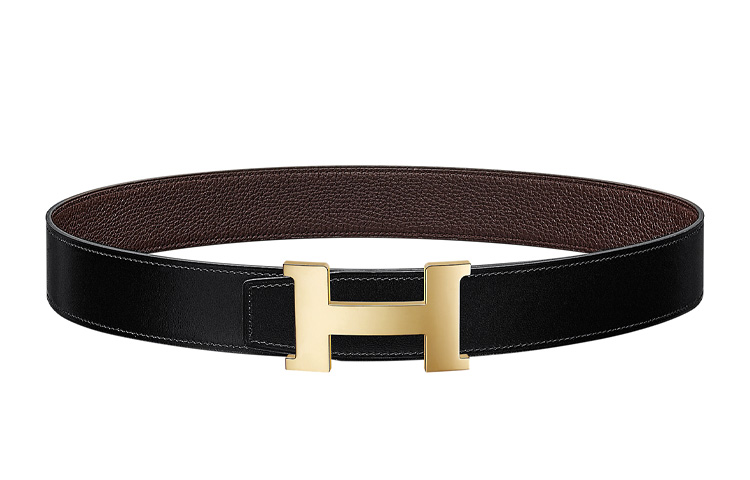 HERMES Constance Reversible Togo Leather Belt Black/Chocolate 38cm H074562CP2K-H077971CAAB-520 圖 3