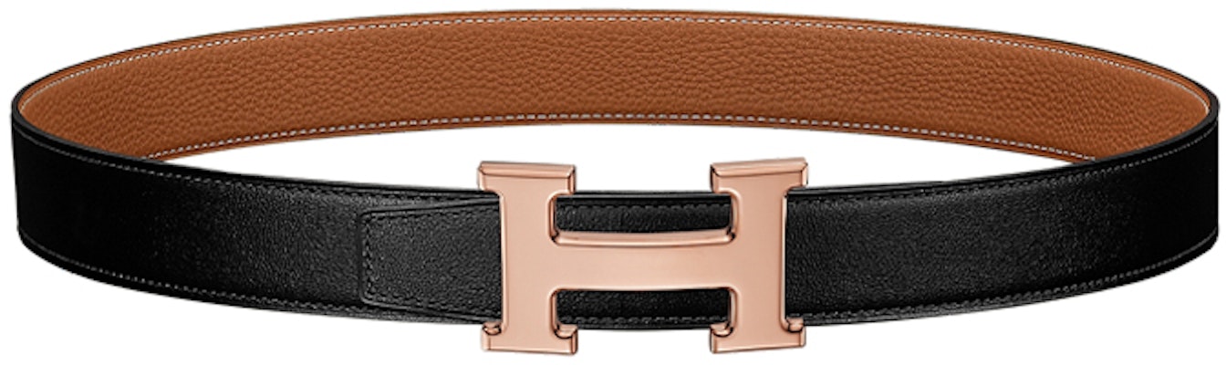 HERMES Constance Hebilla Oro Rosa Cinturón Reversible Togo Negro/Marrón 3.2cm H064544CDZ2-H073967CAAA Order HERMES Constance Hebilla Oro Rosa Cinturón Reversible Togo Negro/Marrón 3.2cm H064544CDZ2-H073967CAAA