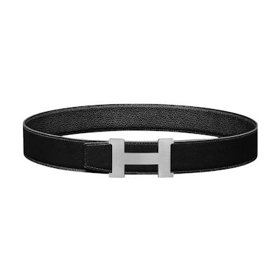 HERMES Constance Togo Leather Reversible Belt Black 3.8cm for Men. H074562CB86-H077971CAAF
