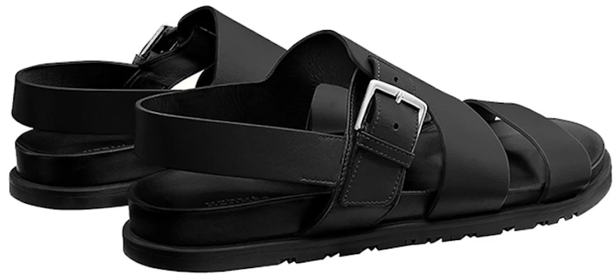 HERMES愛馬仕 Corentin 小牛皮休閒 沙灘涼鞋 男款 黑色 Shop HERMES愛馬仕 Corentin 小牛皮休閒 沙灘涼鞋 男款 黑色