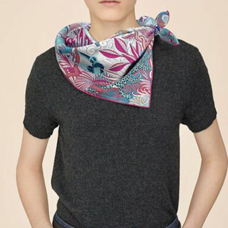 HERMES Cosmos Map Silk Scarf Purple. H003365S-05 圖 3