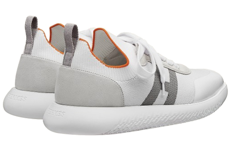 HERMES Crew 'Fashion Versatile Low-Top White' 圖 4