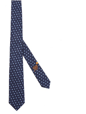 エルメス ダンシングハーツ ネイビーブルー メンズネクタイ H339317T-01 Order エルメス ダンシングハーツ ネイビーブルー メンズネクタイ H339317T-01