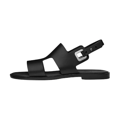 HERMES Darius Sandal 'Black Calfskin'