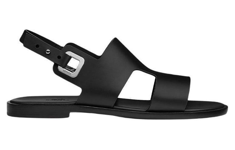 HERMES Darius Sandal 'Black Calfskin' 圖 2