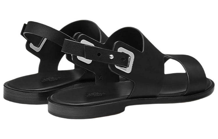 HERMES Darius Sandal 'Black Calfskin' 圖 4