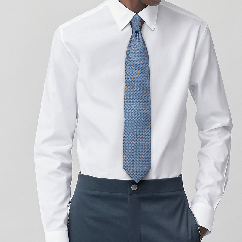 HERMES Darling Tie Sky Blue/Orange Ciel/Orange H658978T-06 圖 3