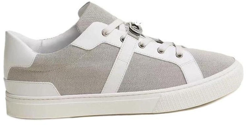 HERMES Day Canvas Low-Top Lace-Up 'Grey White' H221886Z-HPN Order HERMES Day Canvas Low-Top Lace-Up 'Grey White' H221886Z-HPN