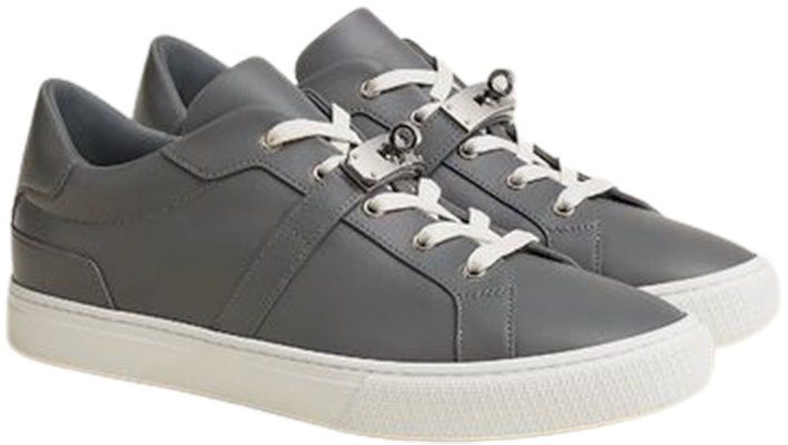 HERMES Sepatu Kulit Low-Top Tali 'Abu-Abu' H212901Z-H67 Order HERMES Sepatu Kulit Low-Top Tali 'Abu-Abu' H212901Z-H67