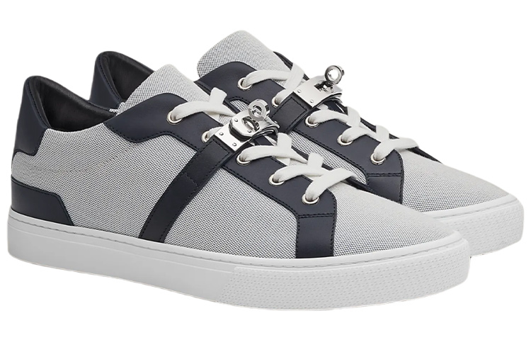 Order HERMES Day Low-Top Sneaker 'Grey Blue' H221886Z-HH1