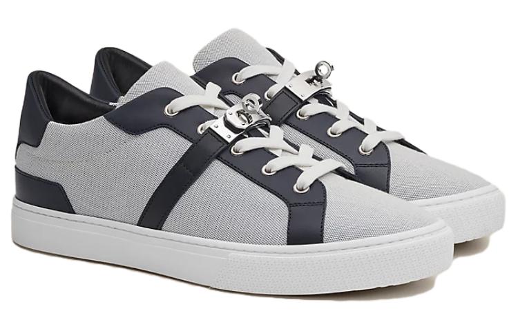 Purchase HERMES Day Low-Top Sneaker 'Grey Blue' H221886Z-HH1