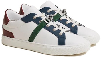 HERMES愛馬仕 Day 牛皮圓頭綁帶低幫板鞋 男款 多色白 Lookbook HERMES愛馬仕 Day 牛皮圓頭綁帶低幫板鞋 男款 多色白