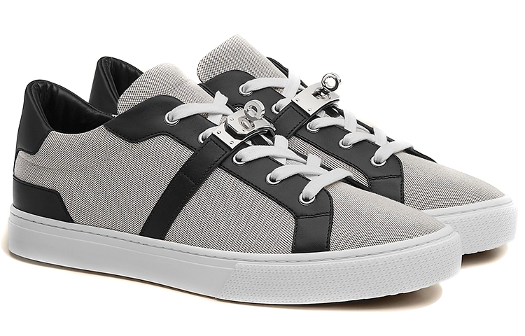 Lookbook HERMES 愛馬仕 Day 小牛皮板鞋 灰黑