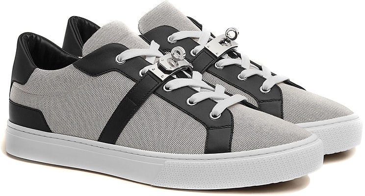 Sneaker HERMES Day 'Kelabu Hitam' H221886Z-H7 Lookbook Sneaker HERMES Day 'Kelabu Hitam' H221886Z-H7