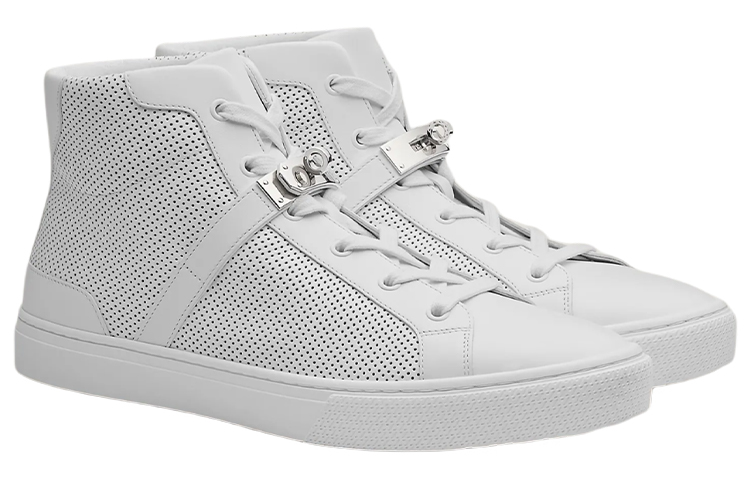 Lookbook HERMES Daydream Tinggi-Atas 'Kulit Anak Berlubang Putih' H221884Z-H90