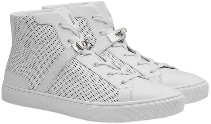 HERMES Daydream Tinggi-Atas 'Kulit Anak Berlubang Putih' H221884Z-H90 Lookbook HERMES Daydream Tinggi-Atas 'Kulit Anak Berlubang Putih' H221884Z-H90