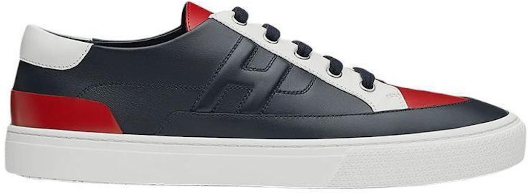 HERMES Sneaker Kulit Anak Lembu 'Hitam Merah' H212857Z-HI2 Order HERMES Sneaker Kulit Anak Lembu 'Hitam Merah' H212857Z-HI2