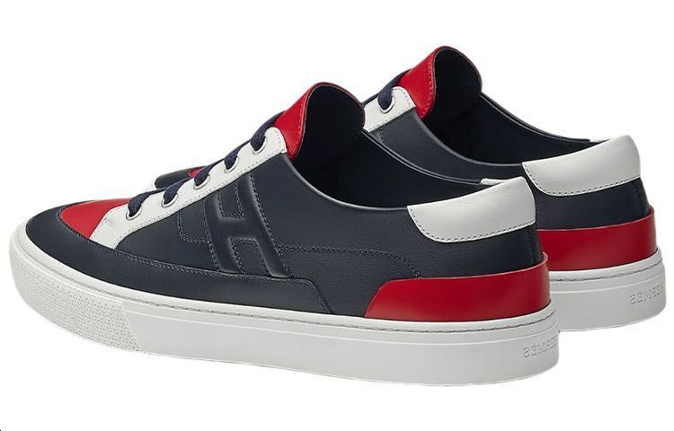 Lookbook HERMES Sneaker Kulit Anak Lembu 'Hitam Merah' H212857Z-HI2