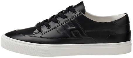 HERMES Deep Low-Top Lace-Up 'Black Leather' H222904Z-H01 HERMES Deep Low-Top Lace-Up 'Black Leather' H222904Z-H01
