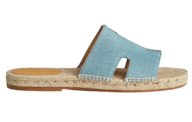 Order エルメス デニム オープン トゥ スライド (ブルー) H221833Z-HBC