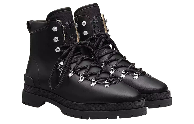 Shop HERMES Denivele 'Black Leather' H212945Z-H01
