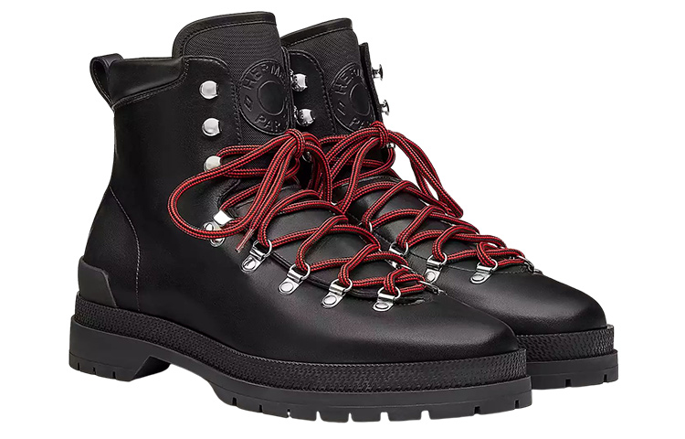 Order HERMES Denivele Leather Boot 'Black Fashion Strap' H212947Z-H01