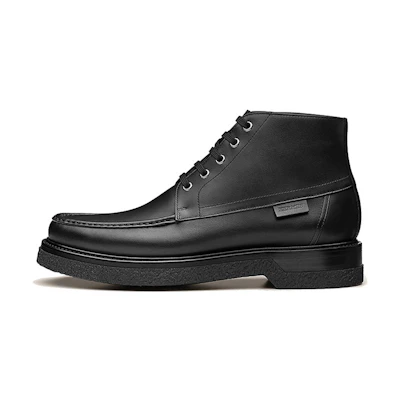 HERMES Denver Ankle Boot 'Black Calfskin'