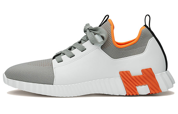 HERMES Depart 'Grey White Orange Trim' H212918Z-H07