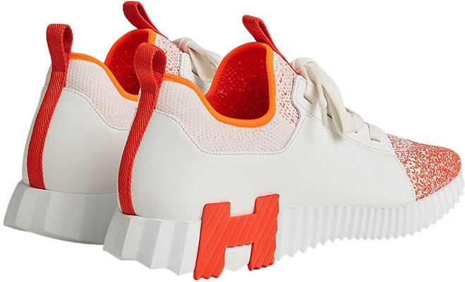 爱马仕 离开低帮 休闲鞋 '白橙' H231778Z-HH5 Lookbook 爱马仕 离开低帮 休闲鞋 '白橙' H231778Z-HH5