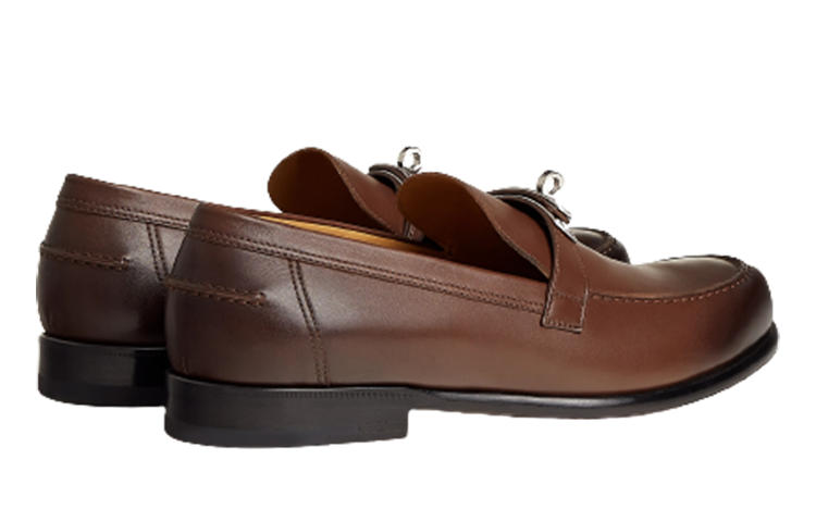 Shop HERMES Destin Loafer 'Coklat' H231944Z-AMP