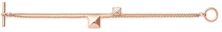 Buy HERMES Gelang Emas Rose Diamond Segi untuk Unisex & Pasangan Perhiasan Emas H223408B 0016