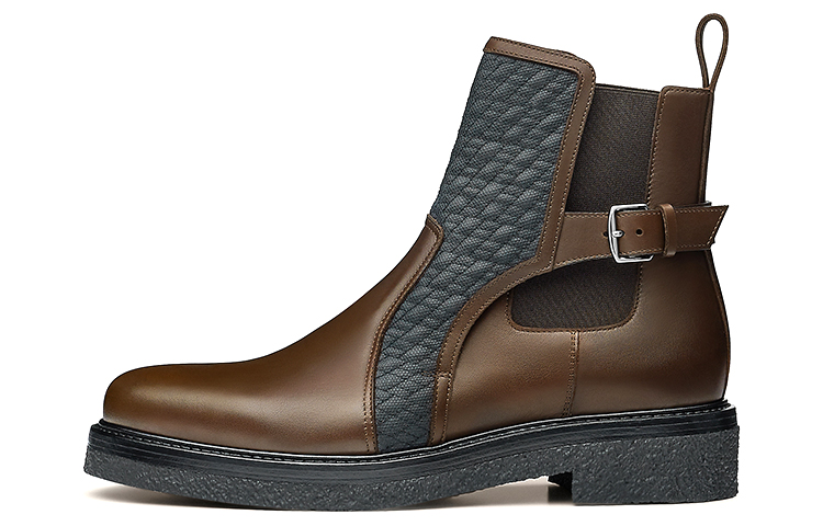 HERMES Distance Boots 'Brown Black Leather' H212939Z-HMN