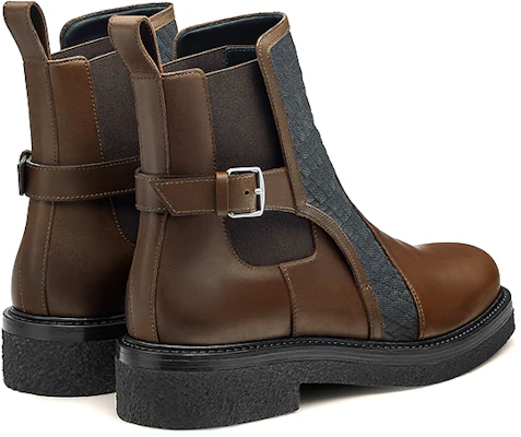 HERMES Distance Stiefel ''Braun Schwarz Leder'' H212939Z-HMN Shop HERMES Distance Stiefel ''Braun Schwarz Leder'' H212939Z-HMN
