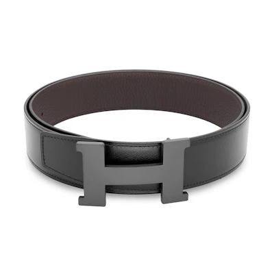 HERMES Double-Sided Calfskin Leather Belt 3.8cm Wide H081106CH89-H077971CAAB