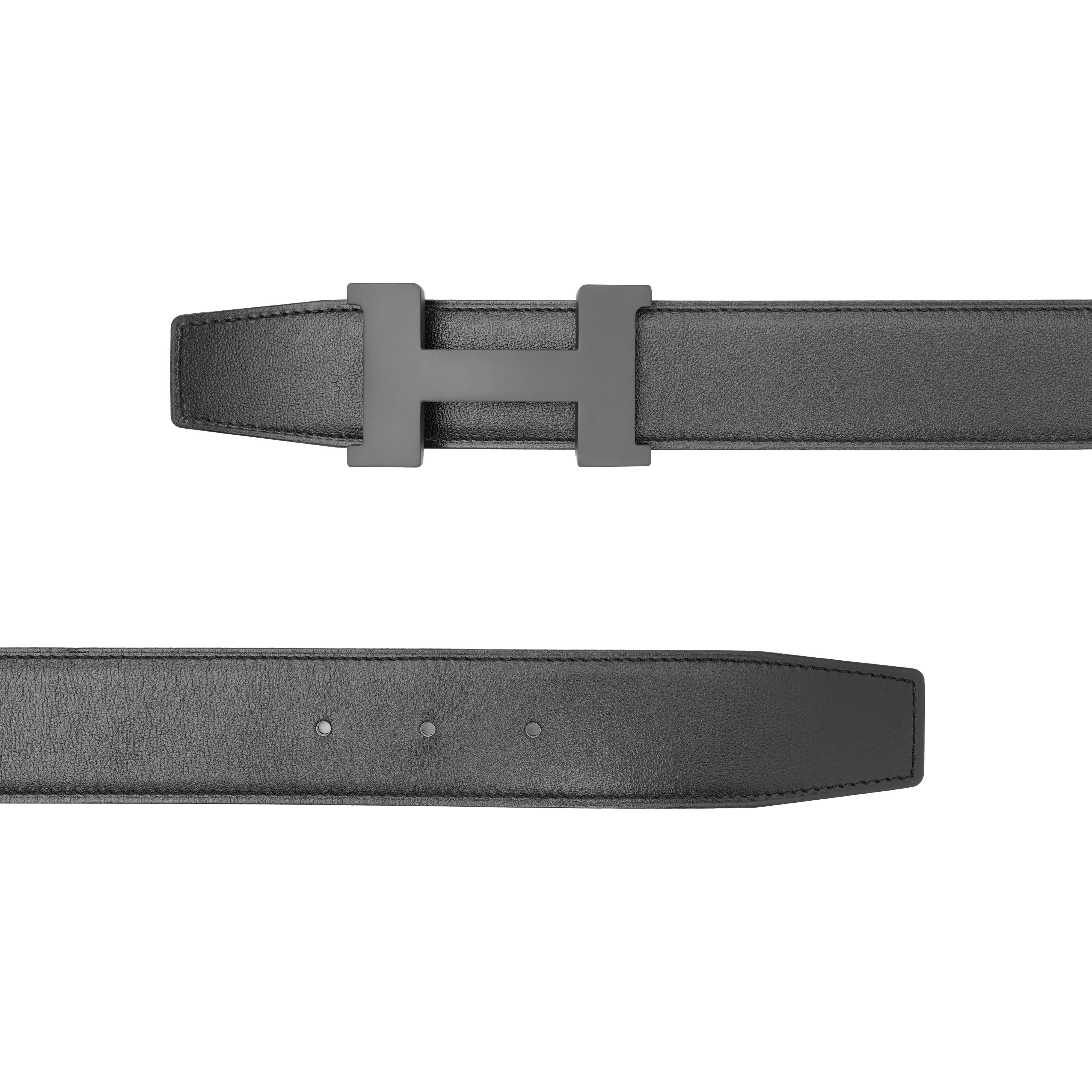 HERMES Double-Sided Calfskin Leather Belt 3.8cm Wide H081106CH89-H077971CAAB 圖 6